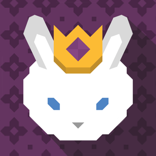 Furdemption app icon: a white rabbit wearing a gold crown